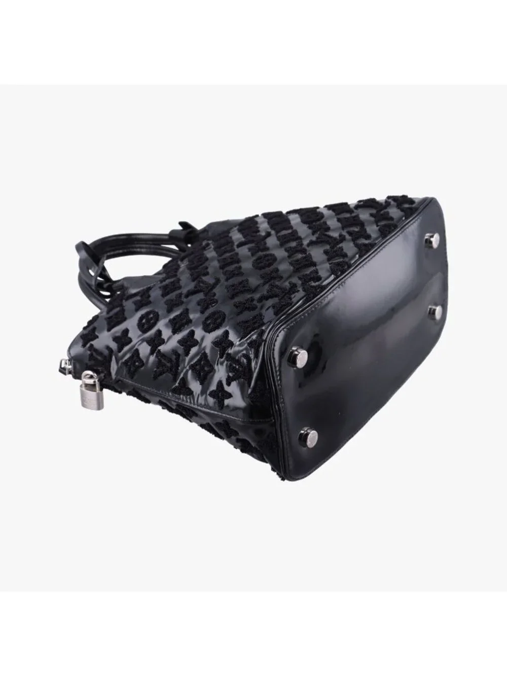 Louis Vuitton Lockit Noir Vernis Embroidery